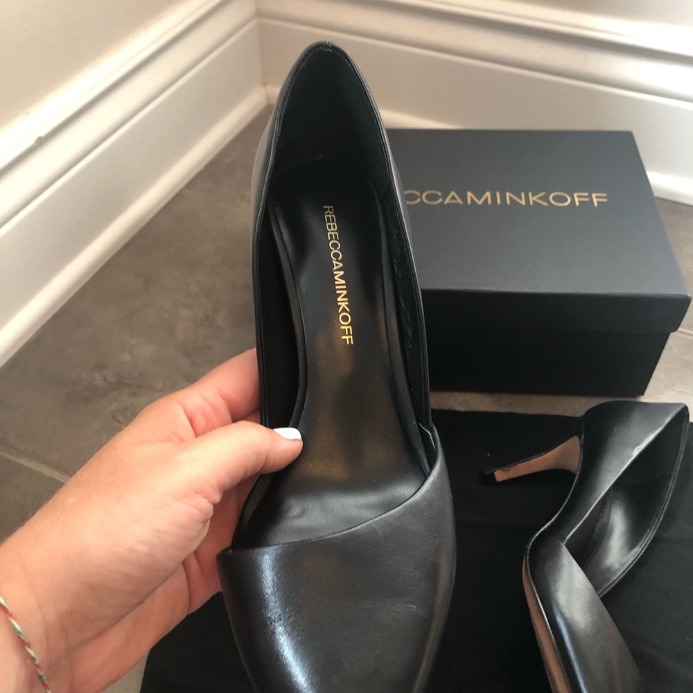 Rebecca Minkoff Classic Black Heels - Picture 1 of 13